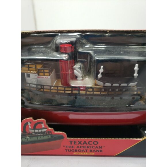 2002 Ertl Collectibles Texaco The American Tugboat Bank Third In A Series NIB - Picture 3 of 10